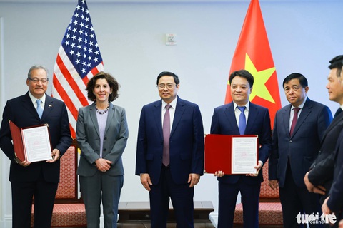 Ngày làm việc đầu tiên của Thủ tướng Phạm Minh Chính tại Mỹ - Ảnh 3. Ngày làm việc đầu tiên của Thủ tướng Phạm Minh Chính tại Mỹ - Ảnh 3.