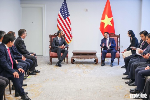 Ngày làm việc đầu tiên của Thủ tướng Phạm Minh Chính tại Mỹ - Ảnh 8. Ngày làm việc đầu tiên của Thủ tướng Phạm Minh Chính tại Mỹ - Ảnh 8.