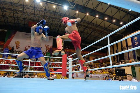Hằng Nga, Thế Hưởng lấy vé tranh HCV kickboxing - Ảnh 9. Hằng Nga, Thế Hưởng lấy vé tranh HCV kickboxing - Ảnh 9.