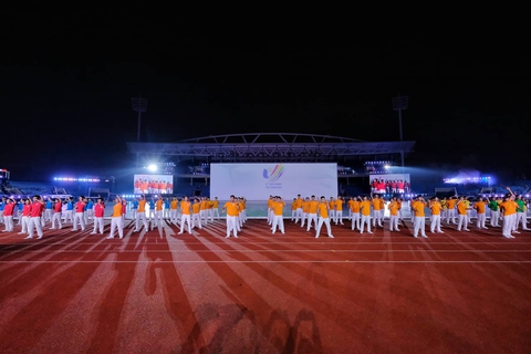 SEA Games 31 khai mạc bằng bữa tiệc âm thanh và ánh sáng hoành tráng - Ảnh 34. SEA Games 31 khai mạc bằng bữa tiệc âm thanh và ánh sáng hoành tráng - Ảnh 34.