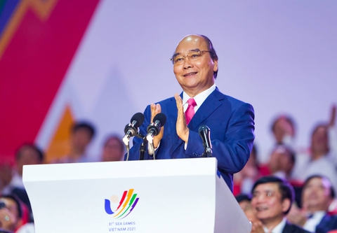SEA Games 31 khai mạc bằng bữa tiệc âm thanh và ánh sáng hoành tráng - Ảnh 9. SEA Games 31 khai mạc bằng bữa tiệc âm thanh và ánh sáng hoành tráng - Ảnh 9.