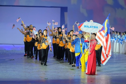SEA Games 31 khai mạc bằng bữa tiệc âm thanh và ánh sáng hoành tráng - Ảnh 18. SEA Games 31 khai mạc bằng bữa tiệc âm thanh và ánh sáng hoành tráng - Ảnh 18.