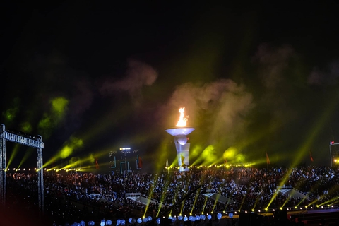 SEA Games 31 khai mạc bằng bữa tiệc âm thanh và ánh sáng hoành tráng - Ảnh 6. SEA Games 31 khai mạc bằng bữa tiệc âm thanh và ánh sáng hoành tráng - Ảnh 6.