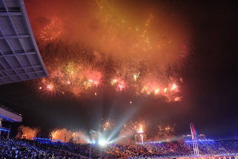 SEA Games 31 khai mạc bằng bữa tiệc âm thanh và ánh sáng hoành tráng - Ảnh 4. SEA Games 31 khai mạc bằng bữa tiệc âm thanh và ánh sáng hoành tráng - Ảnh 4.