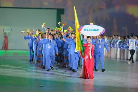 SEA Games 31 khai mạc bằng bữa tiệc âm thanh và ánh sáng hoành tráng - Ảnh 17. SEA Games 31 khai mạc bằng bữa tiệc âm thanh và ánh sáng hoành tráng - Ảnh 17.