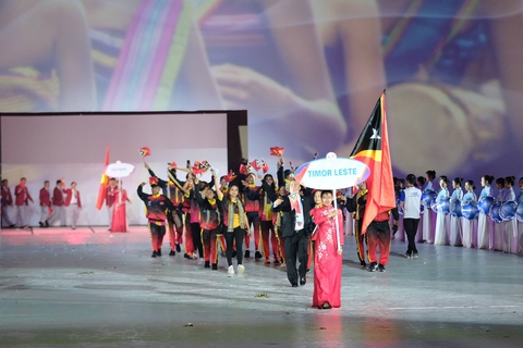 SEA Games 31 khai mạc bằng bữa tiệc âm thanh và ánh sáng hoành tráng - Ảnh 15. SEA Games 31 khai mạc bằng bữa tiệc âm thanh và ánh sáng hoành tráng - Ảnh 15.