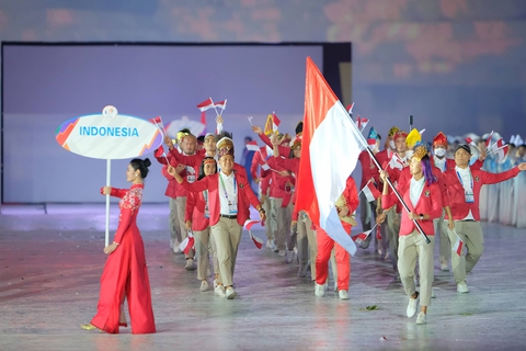 SEA Games 31 khai mạc bằng bữa tiệc âm thanh và ánh sáng hoành tráng - Ảnh 20. SEA Games 31 khai mạc bằng bữa tiệc âm thanh và ánh sáng hoành tráng - Ảnh 20.