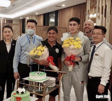 Sinh nhật đáng nhớ của các cầu thủ dự SEA Games 31 - Ảnh 3. Sinh nhật đáng nhớ của các cầu thủ dự SEA Games 31 - Ảnh 3.
