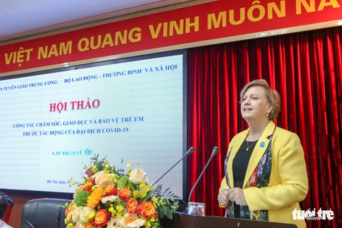 UNICEF Việt Nam đề xuất Nhà nước chuyển khoản hỗ trợ trẻ dưới 6 tuổi - Ảnh 1. UNICEF Việt Nam đề xuất Nhà nước chuyển khoản hỗ trợ trẻ dưới 6 tuổi - Ảnh 1.