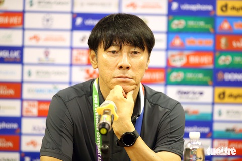 HLV Shin Tae Yong: U23 Indonesia muốn tái đấu U23 Việt Nam ở chung kết - Ảnh 1. HLV Shin Tae Yong: U23 Indonesia muốn tái đấu U23 Việt Nam ở chung kết - Ảnh 1.