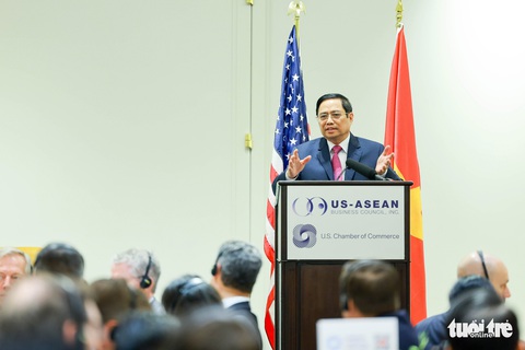 Thủ tướng Phạm Minh Chính gặp gỡ doanh nghiệp Mỹ - Ảnh 1. Thủ tướng Phạm Minh Chính gặp gỡ doanh nghiệp Mỹ - Ảnh 1.