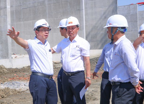 Lãnh đạo truyền tải điện quốc gia thăm lực lượng thi công tại dự án điện trọng điểm - Ảnh 3. Lãnh đạo truyền tải điện quốc gia thăm lực lượng thi công tại dự án điện trọng điểm - Ảnh 3.