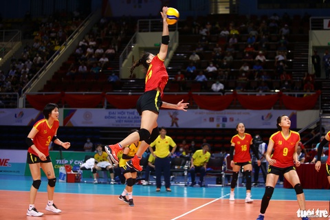 Thanh Thúy và đồng đội khởi đầu khá ổn tại SEA Games 31 - Ảnh 5. Thanh Thúy và đồng đội khởi đầu khá ổn tại SEA Games 31 - Ảnh 5.