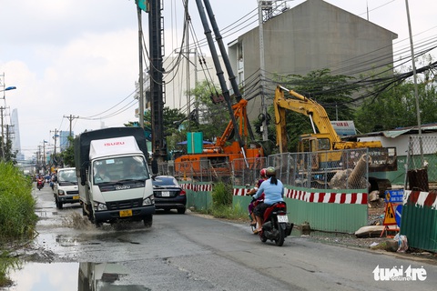 TP Thủ Đức gấp rút hoàn thành dự án nâng cấp đường Lương Định Của - Ảnh 2. TP Thủ Đức gấp rút hoàn thành dự án nâng cấp đường Lương Định Của - Ảnh 2.