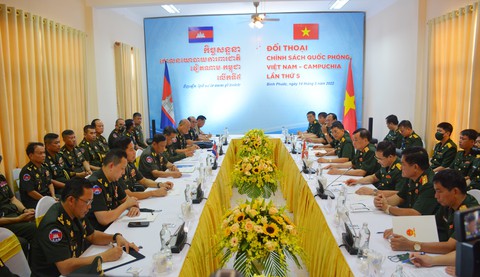 Đối thoại chính sách quốc phòng Việt Nam - Campuchia cấp thứ trưởng - Ảnh 1. Đối thoại chính sách quốc phòng Việt Nam - Campuchia cấp thứ trưởng - Ảnh 1.