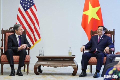 Gặp ngoại trưởng Mỹ, Thủ tướng cảm ơn nhân dân Mỹ đã tặng Việt Nam gần 40 triệu liều vắc xin - Ảnh 3. Gặp ngoại trưởng Mỹ, Thủ tướng cảm ơn nhân dân Mỹ đã tặng Việt Nam gần 40 triệu liều vắc xin - Ảnh 3.
