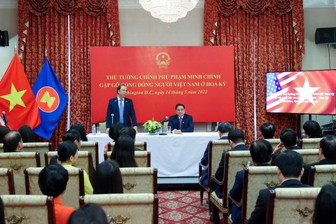 Thủ tướng Phạm Minh Chính nói với người Việt ở Mỹ: Nhiễu điều phủ lấy giá gương - Ảnh 2. Thủ tướng Phạm Minh Chính nói với người Việt ở Mỹ: Nhiễu điều phủ lấy giá gương - Ảnh 2.