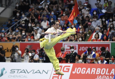 Võ sĩ Việt Nam “thâu tóm” mỏ vàng wushu - Ảnh 1. Võ sĩ Việt Nam “thâu tóm” mỏ vàng wushu - Ảnh 1.