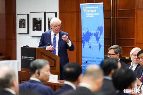 Thủ tướng Phạm Minh Chính phát biểu tại Đại học Harvard - Ảnh 3. Thủ tướng Phạm Minh Chính phát biểu tại Đại học Harvard - Ảnh 3.
