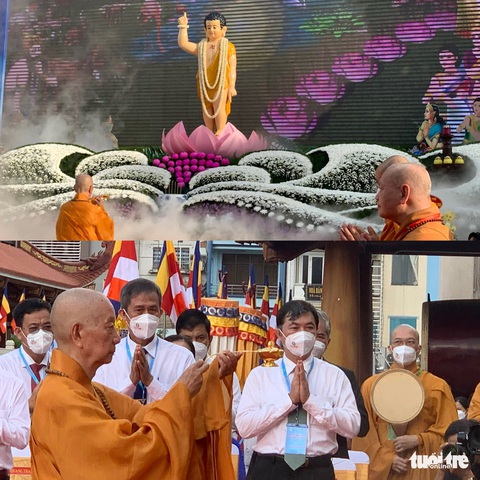 Hàng ngàn tăng ni, Phật tử dự Đại lễ Phật đản tại Việt Nam Quốc Tự - Ảnh 4. Hàng ngàn tăng ni, Phật tử dự Đại lễ Phật đản tại Việt Nam Quốc Tự - Ảnh 4.