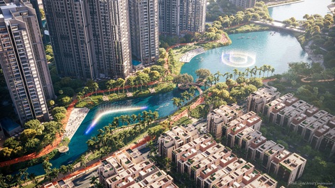 Sắp xuất hiện vịnh tình yêu với khu nhạc nước hàng đầu Đông Nam Á - Ảnh 1. Sắp xuất hiện vịnh tình yêu với khu nhạc nước hàng đầu Đông Nam Á - Ảnh 1.