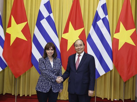 Việt Nam, Hy Lạp nhất trí đưa quan hệ lên tầm cao mới - Ảnh 1. Việt Nam, Hy Lạp nhất trí đưa quan hệ lên tầm cao mới - Ảnh 1.