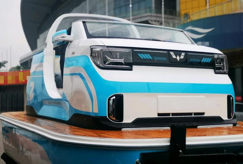Xe điện gây sốt Wuling Hongguang Mini EV có bản độ canô siêu dị - Ảnh 8. Xe điện gây sốt Wuling Hongguang Mini EV có bản độ canô siêu dị - Ảnh 8.