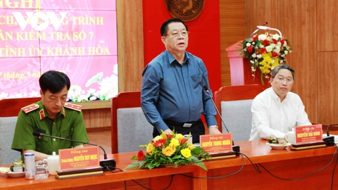 Đoàn kiểm tra về phòng, chống tham nhũng, tiêu cực của trung ương làm việc tại Khánh Hòa - Ảnh 1. Đoàn kiểm tra về phòng, chống tham nhũng, tiêu cực của trung ương làm việc tại Khánh Hòa - Ảnh 1.