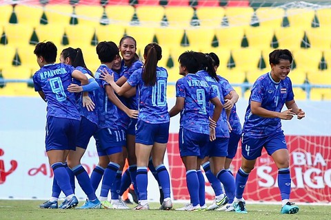 Tuyển nữ Thái Lan vào chung kết SEA Games 31, chờ đấu Việt Nam hoặc Myanmar - Ảnh 3. Tuyển nữ Thái Lan vào chung kết SEA Games 31, chờ đấu Việt Nam hoặc Myanmar - Ảnh 3.
