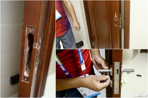 Kình ngư Việt Nam giải cứu đồng nghiệp Singapore mắc kẹt... trong toilet - Ảnh 1. Kình ngư Việt Nam giải cứu đồng nghiệp Singapore mắc kẹt... trong toilet - Ảnh 1.