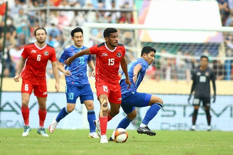 Hạ Indonesia ở trận bán kết có 4 thẻ đỏ và kéo dài 120 phút, U23 Thái Lan vào chung kết - Ảnh 1. Hạ Indonesia ở trận bán kết có 4 thẻ đỏ và kéo dài 120 phút, U23 Thái Lan vào chung kết - Ảnh 1.