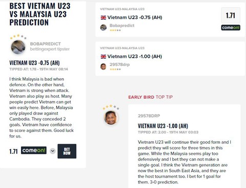 Chuyên gia châu Á dự đoán: U23 Malaysia khó cản nổi Việt Nam - Ảnh 2. Chuyên gia châu Á dự đoán: U23 Malaysia khó cản nổi Việt Nam - Ảnh 2.