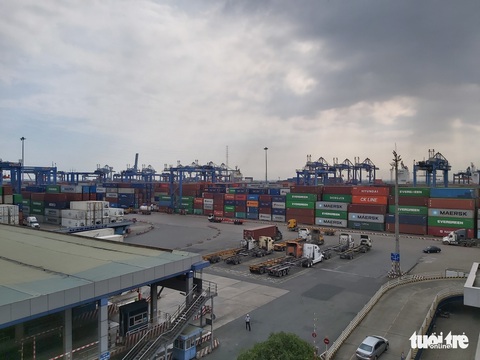 Làm gì để giảm ùn tắc ở cảng Cát Lái? - Ảnh 1. Làm gì để giảm ùn tắc ở cảng Cát Lái? - Ảnh 1.