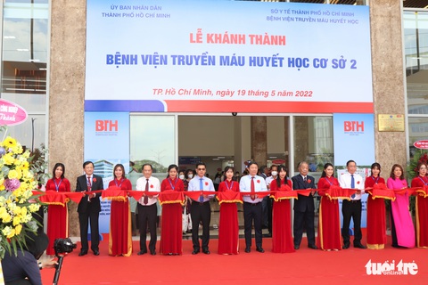 TP.HCM: Khánh thành Bệnh viện Truyền máu huyết học cơ sở 2 hơn 1.000 tỉ đồng - Ảnh 1. TP.HCM: Khánh thành Bệnh viện Truyền máu huyết học cơ sở 2 hơn 1.000 tỉ đồng - Ảnh 1.