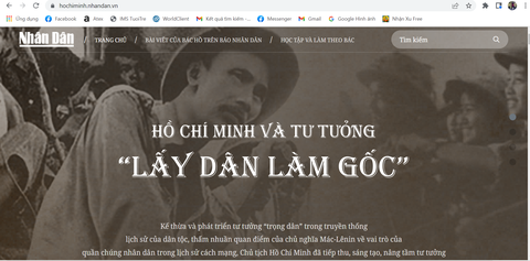 Khai trương trang thông tin đặc biệt đăng tải gần 1.200 bài báo của Bác Hồ - Ảnh 1. Khai trương trang thông tin đặc biệt đăng tải gần 1.200 bài báo của Bác Hồ - Ảnh 1.