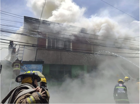 8 người tử vong do cháy lớn ở Manila, Philippines - Ảnh 1. 8 người tử vong do cháy lớn ở Manila, Philippines - Ảnh 1.