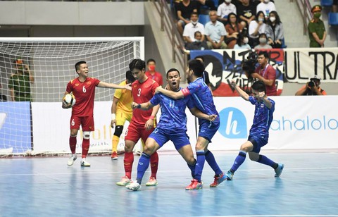 Thua futsal Thái Lan, Việt Nam chỉ đoạt HCĐ tại SEA Games 31 - Ảnh 1. Thua futsal Thái Lan, Việt Nam chỉ đoạt HCĐ tại SEA Games 31 - Ảnh 1.