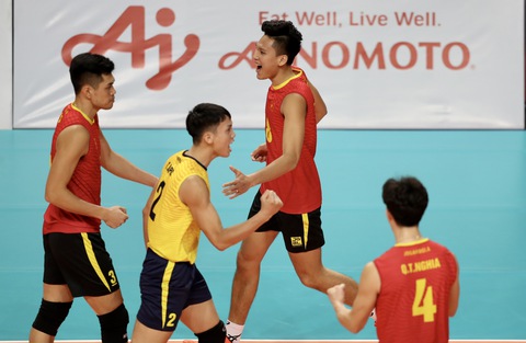 Đánh bại Thái Lan, tuyển Việt Nam vào chung kết bóng chuyền nam SEA Games 31 - Ảnh 3. Đánh bại Thái Lan, tuyển Việt Nam vào chung kết bóng chuyền nam SEA Games 31 - Ảnh 3.