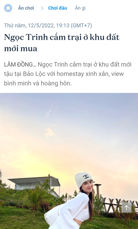 Thu thập chứng cứ vụ Ngọc Trinh đăng tin sai sự thật mua 11ha đất ở Bảo Lộc - Ảnh 1. Thu thập chứng cứ vụ Ngọc Trinh đăng tin sai sự thật mua 11ha đất ở Bảo Lộc - Ảnh 1.