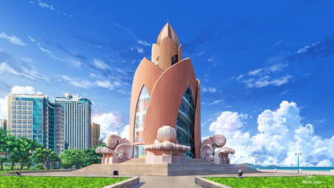 Nguyễn Quang Thịnh và bộ tranh Việt Nam tươi đẹp với phong cách hoạt hình Nhật Bản - Ảnh 4. Nguyễn Quang Thịnh và bộ tranh Việt Nam tươi đẹp với phong cách hoạt hình Nhật Bản - Ảnh 4.