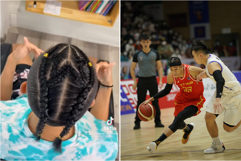 Thời trang tóc cá tính của tuyển thủ bóng rổ VN tại SEA Games 31 - Ảnh 1. Thời trang tóc cá tính của tuyển thủ bóng rổ VN tại SEA Games 31 - Ảnh 1.
