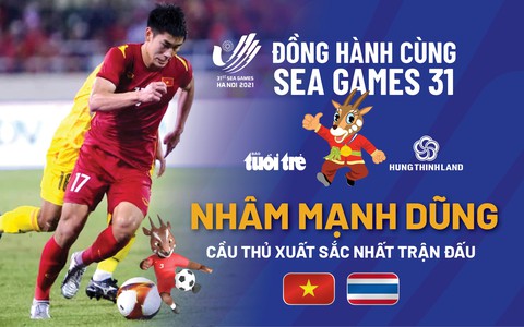 Nhâm Mạnh Dũng xuất sắc nhất trận chung kết U23 Việt Nam thắng U23 Thái Lan - Ảnh 1. Nhâm Mạnh Dũng xuất sắc nhất trận chung kết U23 Việt Nam thắng U23 Thái Lan - Ảnh 1.