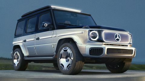 Mercedes-Benz hé lộ thông tin G-Class chạy điện: Có thể xoay tròn tại chỗ như xe tăng - Ảnh 1. Mercedes-Benz hé lộ thông tin G-Class chạy điện: Có thể xoay tròn tại chỗ như xe tăng - Ảnh 1.