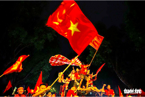 Cả nước tưng bừng mừng chiến thắng lộng lẫy của U23 Việt Nam - Ảnh 1. Cả nước tưng bừng mừng chiến thắng lộng lẫy của U23 Việt Nam - Ảnh 1.