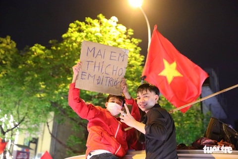 Cả nước tưng bừng mừng chiến thắng lộng lẫy của U23 Việt Nam - Ảnh 38. Cả nước tưng bừng mừng chiến thắng lộng lẫy của U23 Việt Nam - Ảnh 38.