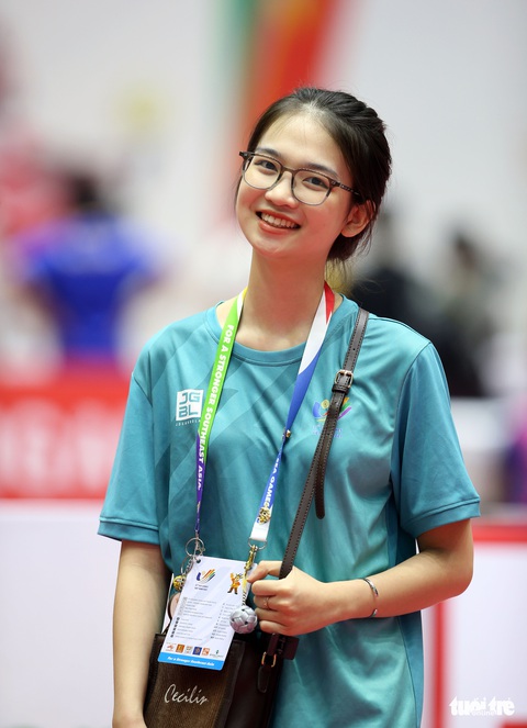 Những bóng hồng dễ thương điểm tô SEA Games 31 - Ảnh 2. Những bóng hồng dễ thương điểm tô SEA Games 31 - Ảnh 2.