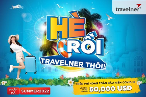 App Travelner tưng bừng chương trình ưu đãi khuyến mãi du lịch hè 2022 - Ảnh 1. App Travelner tưng bừng chương trình ưu đãi khuyến mãi du lịch hè 2022 - Ảnh 1.