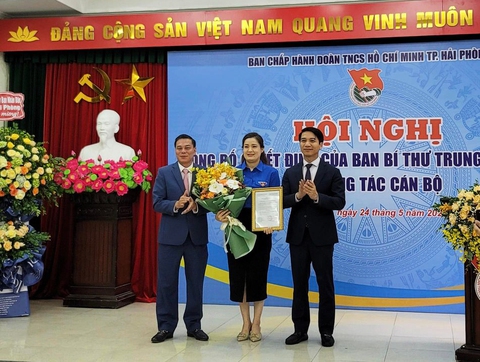 Thành đoàn Hải Phòng có ‘thủ lĩnh’ mới - Ảnh 1. Thành đoàn Hải Phòng có ‘thủ lĩnh’ mới - Ảnh 1.