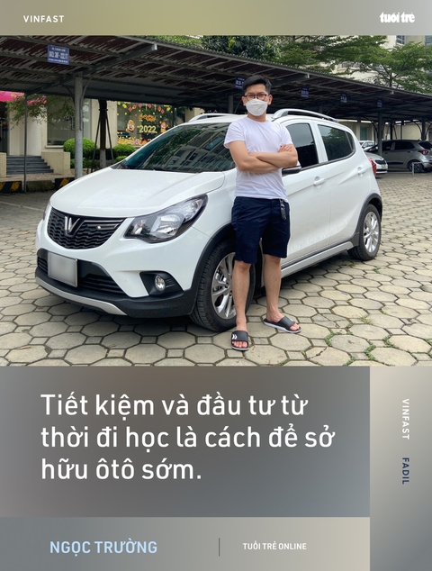 Thạc sĩ tài chính 25 tuổi mua VinFast Fadil: Ôtô không phải tiêu sản - Ảnh 2. Thạc sĩ tài chính 25 tuổi mua VinFast Fadil: Ôtô không phải tiêu sản - Ảnh 2.