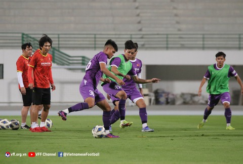 U23 Việt Nam tập buổi đầu tại UAE với huấn luyện viên mới Gong Oh Kyun - Ảnh 1. U23 Việt Nam tập buổi đầu tại UAE với huấn luyện viên mới Gong Oh Kyun - Ảnh 1.